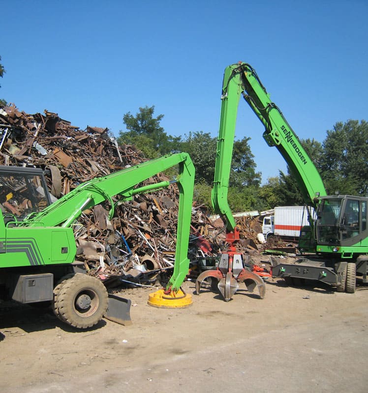 Recchia - nos engins pour déplacer les déchets